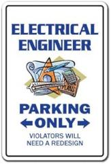 Electrical Engineer Parking Decal Engineering Tools Electronics Power System | Indoor/Outdoor | 7