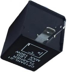 Mikinona 12v Led Electronic Relay for Cars and Motorcycles Pin Turn Signal Fix for Led Bulbs Easy Installation Compatible Vehicles Black