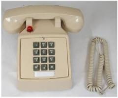 Cortelco ITT-2500-57MD-ASH 250044-VBA-57MD Desk w/ Message Waiting