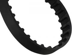 Generic 76XL 38 Teeth 10mm x 5.08mm Rubber Timing Geared Belt for Stepper Motor Black