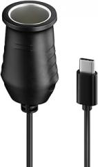 65W USB C to 12V Cigarette Lighter Socket Male to Female Cigarette Lighter Adapter Converter Car Electronics Accessory