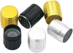 5/10PCS Potentiometer Knobs Caps 15x17mm 6mm Control Aluminum Switch Knob New 2025 High for Reliable Electronic Component, Precision, Stable Performance