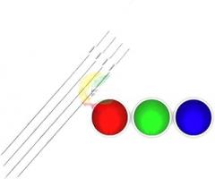 50PCS/Lot 4 Pin RGB LED Diode Lights Red/Green/Blue Diffused Round Common Anode Bulb Electronics Components