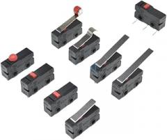 10PCS KW12 Mini Micro Swtich Roller Lever Arm Normally Open Close Stroke Limit Switch 3A 250V Ac 5A 125V Putton NC-NO-C New 2025 High for Reliable Electronic Component, Precision, Stable Performance