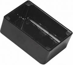 0230-A, Enclosure; Box/Lid; Desktop; Phenolic; Black; 5x4.25x1.75 In; Buy Lid Seperately