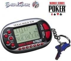 EXCALIBUR ELECTRONIC Casino Keychain Games: Texas Hold 'Em