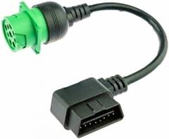 My20 ELD OBD-II to 9 pin Cable Adapter (J1962-J1939), Diagnostic ECM Port Adapter for Electronic Logging Device