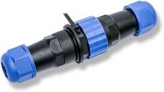 IP68 Waterproof Aviation Socket Connector SD13 Male Female Butt Joint, 2-7 Pin Gold-Plated Copper Contacts,PA66 Flame Retardant Housing For LED Lighting Electronics(2 pin)