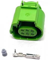 6 Pin Auto Electronic Width/Connector Car Brake Tail/Male Female Socket 4G0973813C 4H0973713C KLOOKY(Female,1 Set)