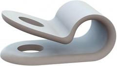 Essentra, 22CC50D0250, Cable Clamp - Compatible Cable Diameter Range - 6.4 mm (0.250 in) - Operating Temperature Range - -40-85 °C (-40-185 °F) - Natural (250 Item/s)