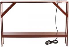 The Lakeside Collection Narrow Console Table with Built in Outlet 33