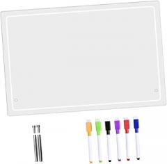 Multi-Function Desk Memo Board Acrylic Writing Board Dry Erase Calendar for Office