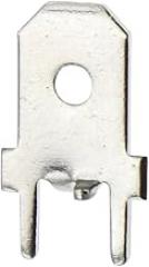 6.3 Positioning | 100Pcs 6.3Mm 4.8Mm Inserts Plug Male Terminal 250 PCB Solder Lug Thickness 0.8 Two Legs, PCB Welding Sheet New 2026 High for Electronic Component