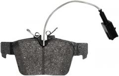 KarParts360 For Alfa Romeo Stelvio 2018-2025 Brake Pads | Electronic Pad Wear Sensor | 59.4 Millimeters / 2.34 Inches Inner Height | 122.9 Millimeters / 4.84 Inches Inner Width