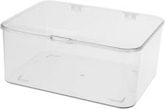 Angoily Box Lid Stackable Storage Organizer for Electronics Small Accessories and Desk Supplies Versatile Container for Use