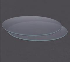 Accessories Glass Plate Round 200mm 220mm 240mm Tempered Glass 3mm Thickness Flat Transparent Polish (Size : 240mm)
