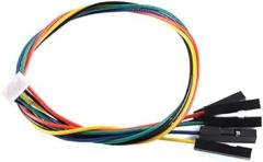 10Pcs 20CM 1.25 to 2.54 Female Dupont Cable 2.54mm 5P Female Header Jumper Wire Connector 5Pin Jumper Wires Ribbon Cable for Arduino Raspberry pi Electronic Breadboard Protoboard PCB Board
