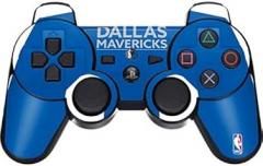Skinit Decal Gaming Skin for PS3 Dual Shock Wireless Controller - Officially Licensed NBA Dallas Mavericks Standard - Light Blue Design
