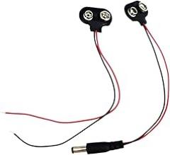 5Pcs I/t Type 9V Ba [ttery Snap Connector Clip with Lead Wires Holder 55x21 Dc Power Cable Plug Barrel 15cm New 2025 Arrival for Reliable Electronic Component, Precision, Stable Performance