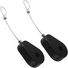 PRETYZOOM 2Pcs Retractable Theft Cable Holder Telescopic Wire Case Automatic Retraction Tether Lock for Electronics and Personal Items Wire Design