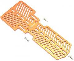 GPM for Thunder Tiger Kaiser XS Upgrade Parts Aluminum Battery & Electronic Components Holder (3mm Thick) - 1Pc Set Orange