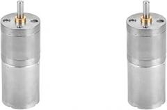 2Pcs Metal Gear Motor 25mm DC 12V 25GA‑370 Low Speed Low Heat Loss DC Motor for Electronic Lock