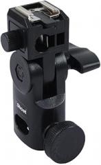 Standard Hot Shoe Mount Flash Bracket Studio Photo Umbrella Holder Support Compatible with Speedlite Flash Light Stand