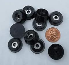 5/8” x 3/8” (D X H) Rubber Feet W/Steel Washer for Electronic Instruments #TNM12