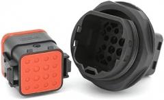 1set 132124-001/132124-000 Electronic Component 16Pin Male/Female Round ITT Series Automotive Connector Additional Terminal(Terminal)