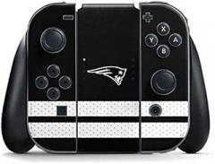 Skinit Decal Gaming Skin Compatible with Nintendo Switch Joy Con Controller - Officially Licensed NFL New England Patriots Shutout Design