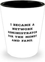 Funny Network administrator Gifts, I, Cute Birthday Shot Glass Gifts Idea For Men Women, Network administrator Gifts From Boss, Technology gifts, Gifts for nerds, Gadgets, Electronics