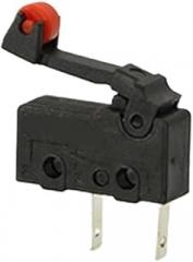 Quick-Plug Type Momentary Small Electronic Device Roller Touch Button Pulley Mouse Limit Micro Switch(KW12-22GC)