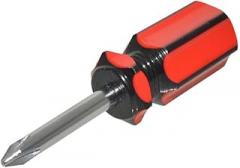 Small Portable Crosshead Screwdriver Bit 85mm Screwdriver Tool for Electronics Handheld Repair - Red and Screwdriver