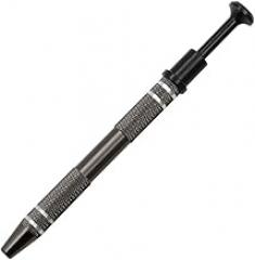 SagaSave 2 Pieces Piercing Ball Grabber Tool Metal Jeweler's Pick Up Tool with 4 Claws Portable Chip Grabber for Jewellers, Electronic Repairs, Watch Repairs(Coffee)