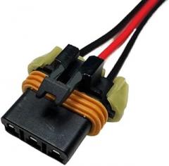 Dj7025w-2.8 car Electronic Fan Plug 2/3/4/5/6/pin Blower Control Connector 15300027 Harness Water Proof Socket Wire 15cm(2p Strip line,1set)