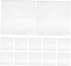 Cabilock 12pcs Record Outer Sleeves Storage Bags for Standard Records Clear Album Covers Protect Against Scratches and Wear for Organizing Your Collection