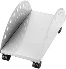 Computer Stand Pc Stand CPU Bracket Bracket Chassis Base Desktop Computer Drag Mobile Bracket Removable Bracket Computer Tower Stand Printer Stand(White)
