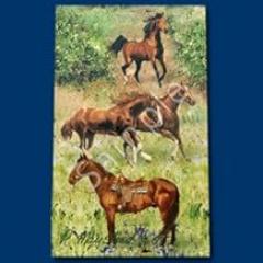 Horse Equine Equestrian (c) Themed Roller Ball Pen Designer Ruth Maystead