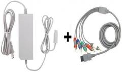 Wii Component Cable + Wii Power Supply