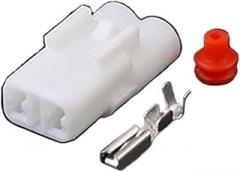 5-20 Set Snowy 2 Pin Automotive Plug Female Power Waterproof Electronic Connector 6187-2804 6180-2451 (Color : Female, Size : 5Sets)