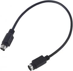 Easy to Operate Safe for PS/2 Male to Female Extension Cord Safe Portable Fast Transmission Black