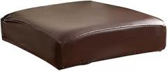 Milisten Waterproof Pu Leather Dining Chair Cover Non-Slip Elastic Protective Chair Seat Wrap Thickened Stretchable Slipcover in Dark Coffee