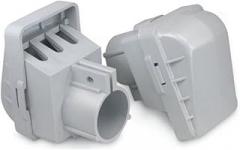 Morris 21782 PVC Entrance Cap, Conduit Mount, 1/2