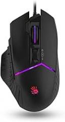 W95 Max Gaming Mouse, 12000 CPI Adjustable Laptop Desktop Computer Mice for Bloody Wired Macro Programming PC Gaming Mice Electronic Competition Office Mouse