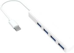 4-Port Type C USpB Hub for Computer Laptop Mobile Phone-Cable Splitter USpB Disk Card Reader Dock Converter Wire Extend Adaptier New 2026 High for Reliable Electronic Component