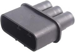 Applicable to DJ70320YB-6.3-21 High-Current Car Electronic Fan 3-Hole Wiring Harness Plug QLW-A-B3F-B 3-Hole