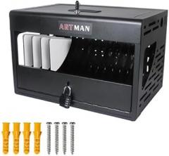 16 Bay Charging Cabinet for Laptop,Chromebook, Locking Charging Station-Black