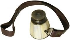 Generic Monocular Telescope with Leather Belt Brass Antique Vintage Nautical Spyglass Maritime Scope Pirate Leather Pocket Handheld Style for Outdoor Travel Adventure by The RELIC House