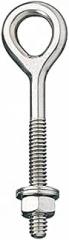 Eyebolt, 3/8-16, 21/32In, Closed w/o Shldr