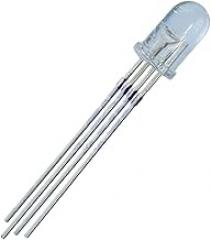 50PCS/Lot 4 Pin RGB Led Diode Lights Red/Green/Blue Clear Round Common Cathode Lighting Bulb Electronics Components New 2025 for Arrival High Reliable Electronic Component, Stable Performance